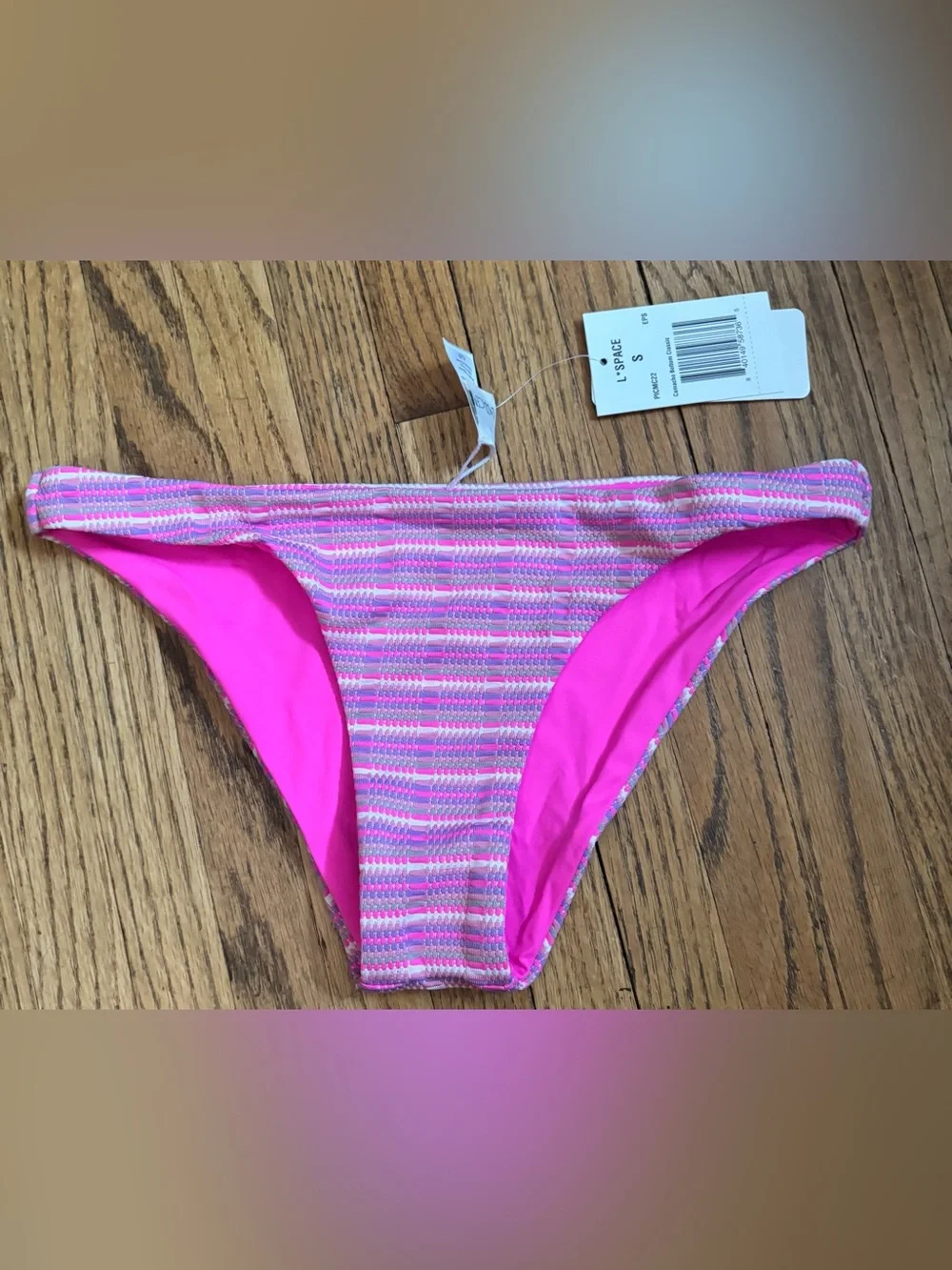 l*space Camacho Bikini Bottom Size S in Electric Pique